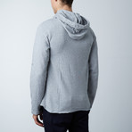 Roll Up Sleeve Hoodie // Gray (XS)