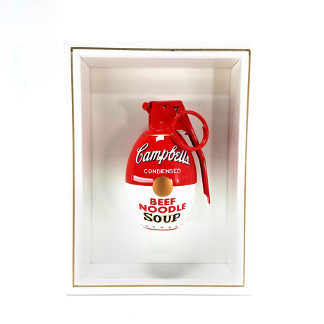 Campbell's Soup Framed Grenade (Pepper Pot)