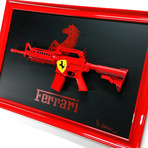 Ferrari Gun Art // Red