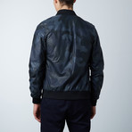 Gaudil Lamb Leather Jacket // Blue (Euro: 46)