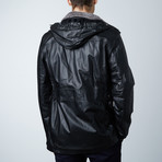 Vittorio Leather Coat // Black (Euro: 54)