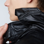 Vittorio Leather Coat // Black (Euro: 58)