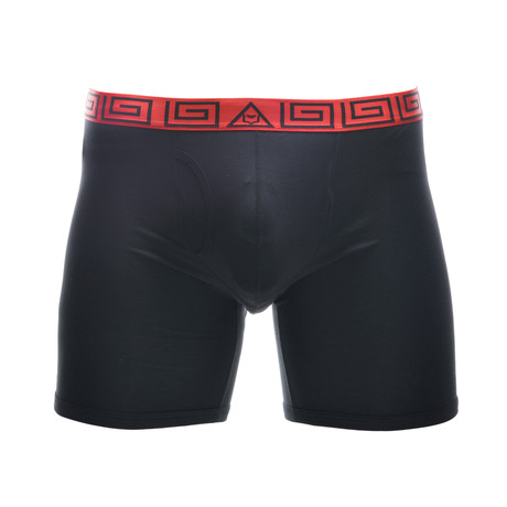 SHEATH 3.21 Men's Dual Pouch Boxer Brief // Black (Large) - Sheath Underwear  - Touch of Modern