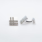 Plaid Design Cufflinks