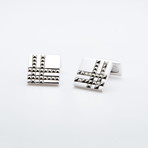 Plaid Design Cufflinks