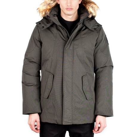 Nicky Mid-Length Jacket // Forest Green (S)