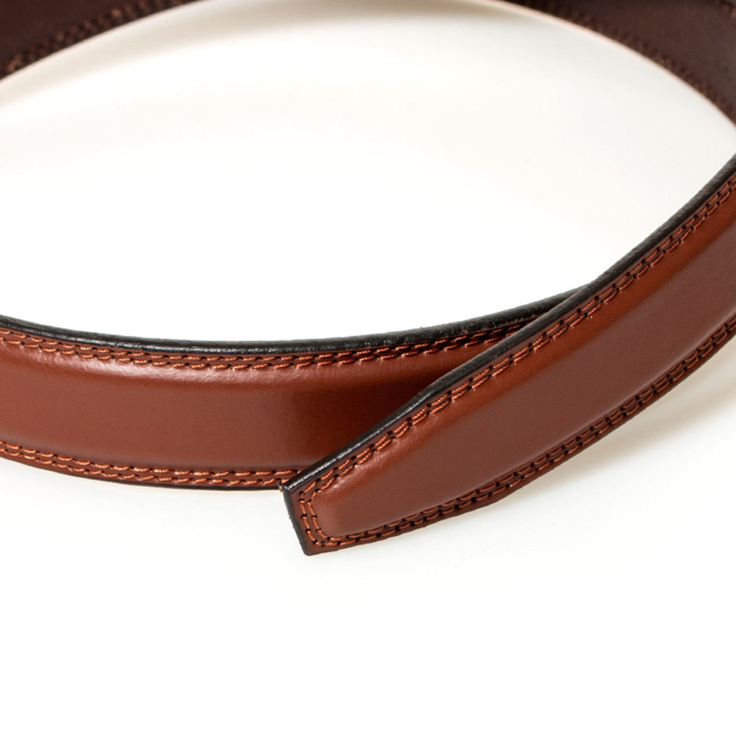 Leather Belt // Light Brown (28) Marsanpiel Touch of Modern
