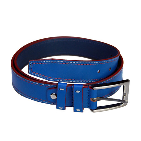 IC70635 Leather Belt // Blue (28)