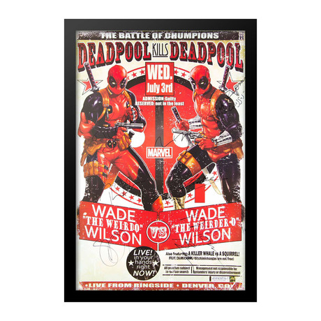 Signed Movie Poster // Deadpool III