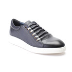 Concealed Lace Sneaker // Dark Blue (Euro: 43)