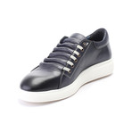 Concealed Lace Sneaker // Dark Blue (Euro: 44)