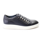 Concealed Lace Sneaker // Dark Blue (Euro: 45)