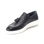 Woven Tassel Loafer Sneaker // Black (Euro: 43)