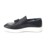 Woven Tassel Loafer Sneaker // Black (Euro: 40)