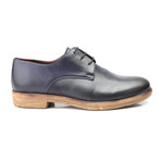 Burnish Toe Derby // Dark Blue Antique (Euro: 40)