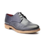 Burnish Toe Derby // Dark Blue Antique (Euro: 40)