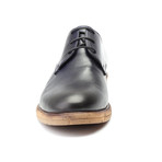 Burnish Toe Derby // Dark Blue Antique (Euro: 40)