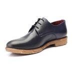 Burnish Toe Derby // Dark Blue Antique (Euro: 40)
