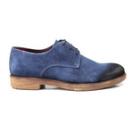 Burnish Toe Derby // Dark Blue Suede (Euro: 40)