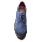 Burnish Toe Derby // Dark Blue Suede (Euro: 40)