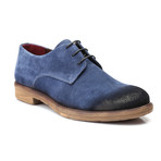 Burnish Toe Derby // Dark Blue Suede (Euro: 40)