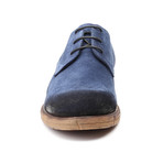 Burnish Toe Derby // Dark Blue Suede (Euro: 40)
