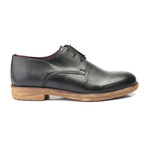 Burnish Toe Derby // Black Antique (Euro: 40)