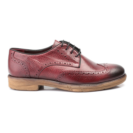 Distressed Wingtip Derby // Red Flotter (Euro: 40)