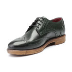 Distressed Wingtip Derby // Green (Euro: 40)