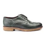 Distressed Wingtip Derby // Green (Euro: 40)