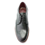 Distressed Wingtip Derby // Green (Euro: 40)