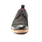 Casual Wingtip Derby // Black (Euro: 40)
