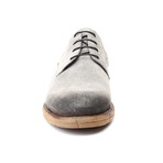 Carved Sole Derby // Grey Suede (Euro: 40)