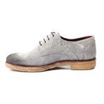 Carved Sole Derby // Grey Suede (Euro: 40)