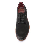 Carved Sole Derby // Black Suede (Euro: 40)