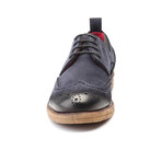 Casual Wingtip Derby // Dark Blue (Euro: 41)