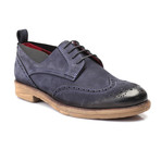 Casual Wingtip Derby // Dark Blue (Euro: 41)