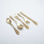 Satin Brass // Set of 5