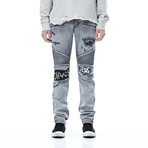 The Blinder Biker Jean // Minor Threat (36WX34L)