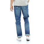 Blake Slim Straight Double Cuff Jean // Withstand (38WX34L)