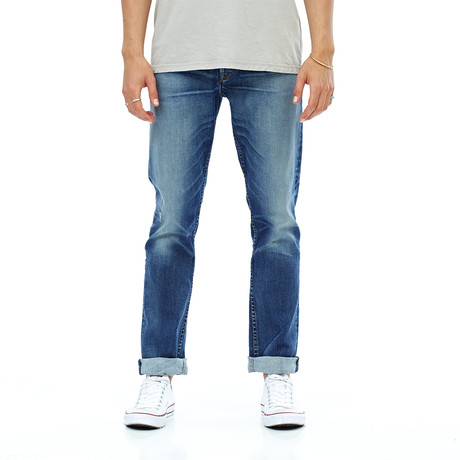 Blake Slim Straight Double Cuff Jean // Withstand (28WX34L)