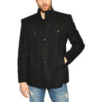 Zander Overcoat // Black (L)