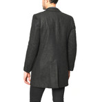 Miles Harringbone Overcoat (XL)