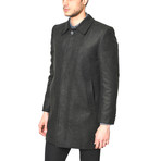 Miles Harringbone Overcoat (M)