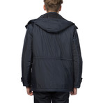 Leon Coat // Dark Blue (XXL)