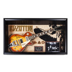 Autographed + Framed Guitar // Led Zeppelin