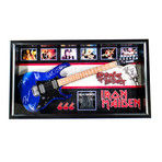 Framed + Signed Guitar // Iron Maiden