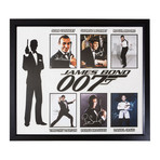 Signed + Framed Collage // James Bond