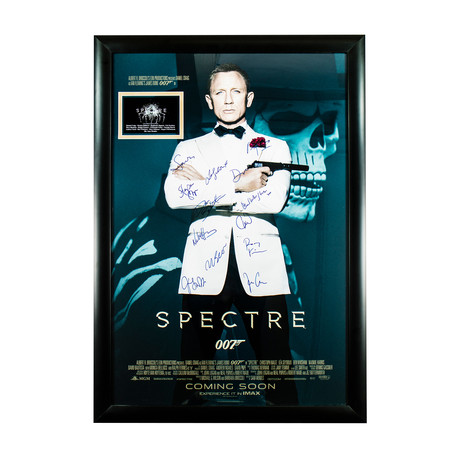 Spectre // Cast Signed Poster