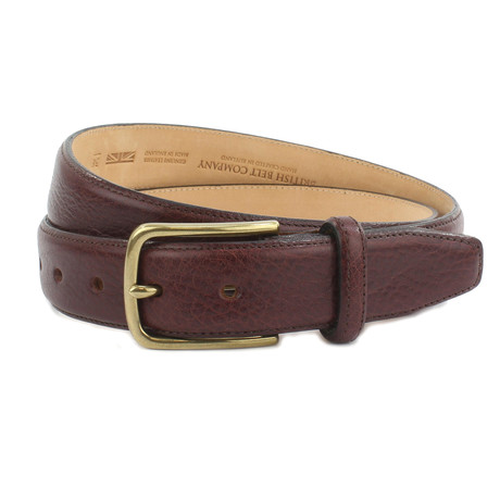 Miller Formal Belt // Oxblood (30")